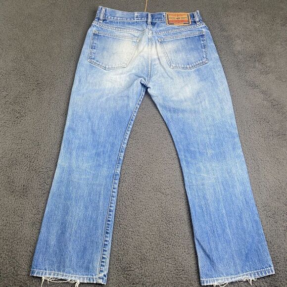 Diesel Fanker Jeans Men’s 33 (30x27) Slim Bootcut Denim Made In Italy Distressed - Picture 14 of 16